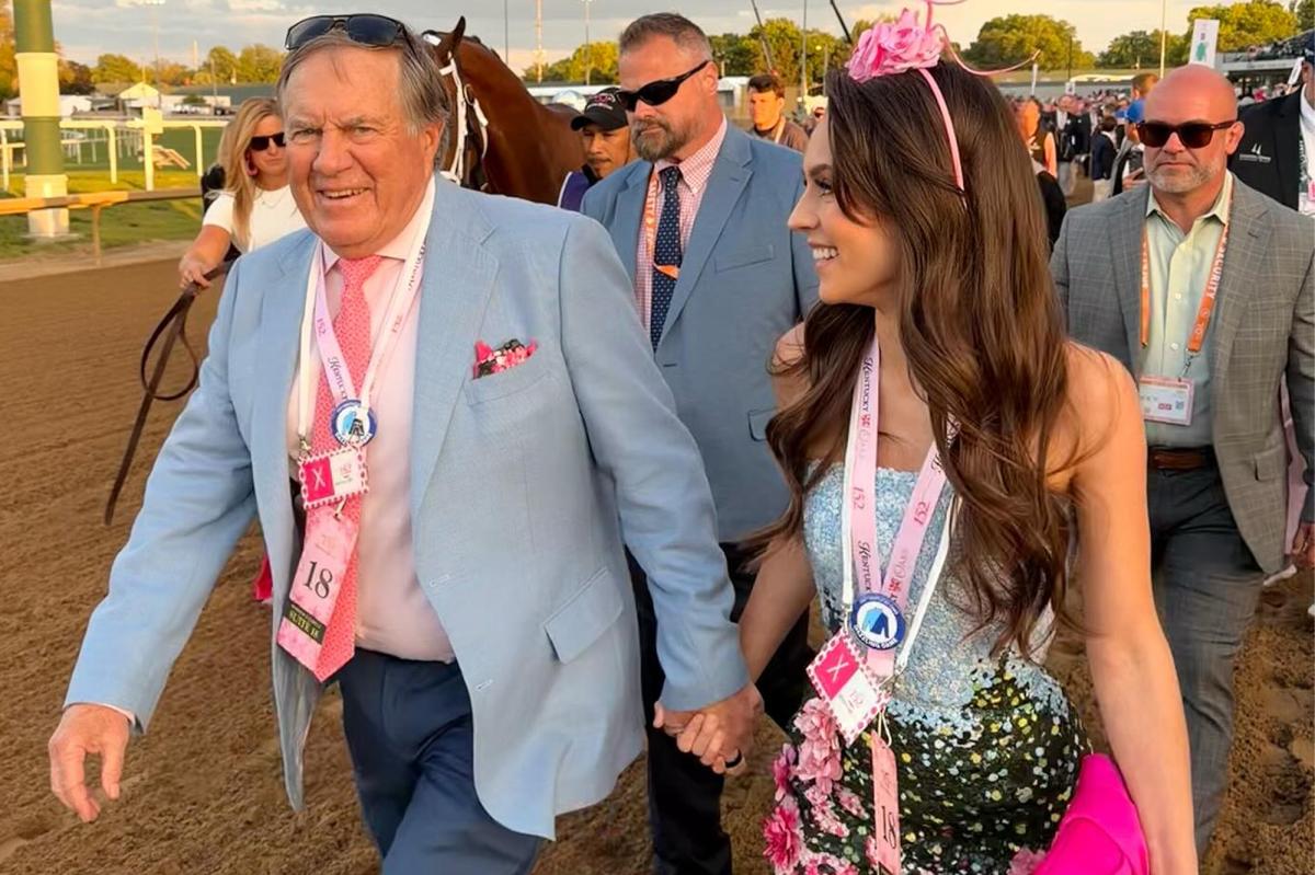 Bill Belichick, 74, and much-younger girlfriend Jordon Hudson, 25, make Kentucky Derby debut together