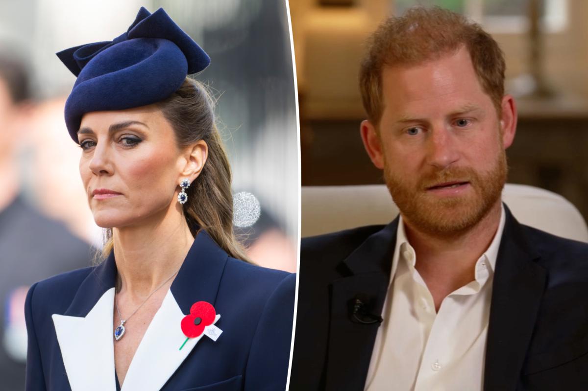 Prince Harry pushed Kate Middleton to her ‘limits’ during 2025 interview