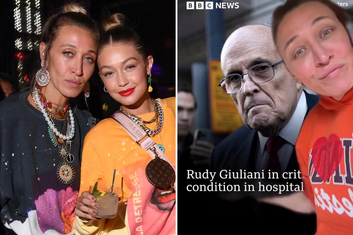 Gigi Hadid's woke half-sister celebrates Rudy Giuliani's illness in sickening video