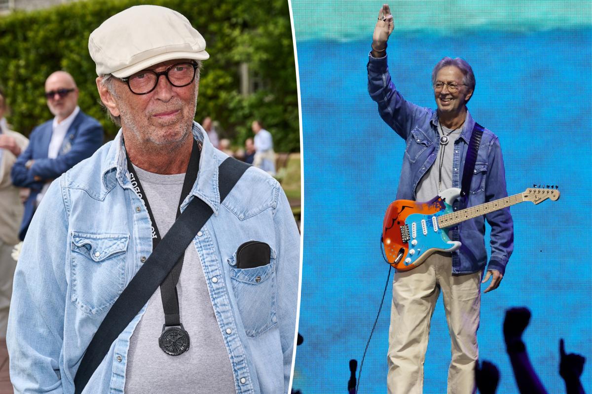Eric Clapton ends concert early after getting hit by object