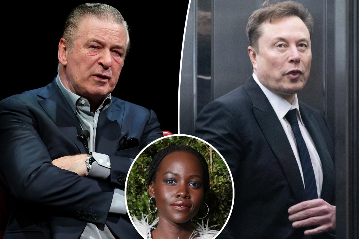 Alec Baldwin hits back at Elon Musk for criticizing Lupita Nyong'o's looks