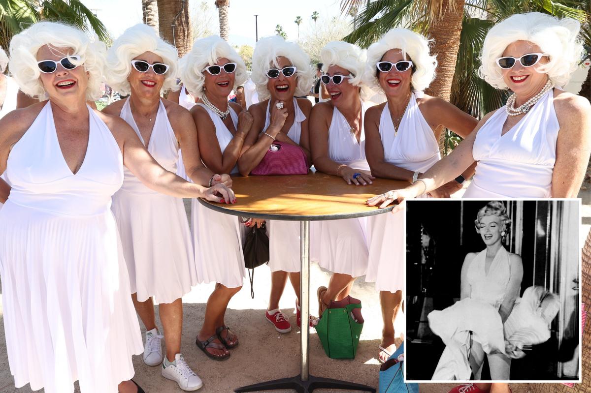 Record-breaking Marilyn Monroe lookalike contest in Palm Springs