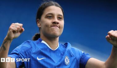 Chelsea striker Sam Kerr