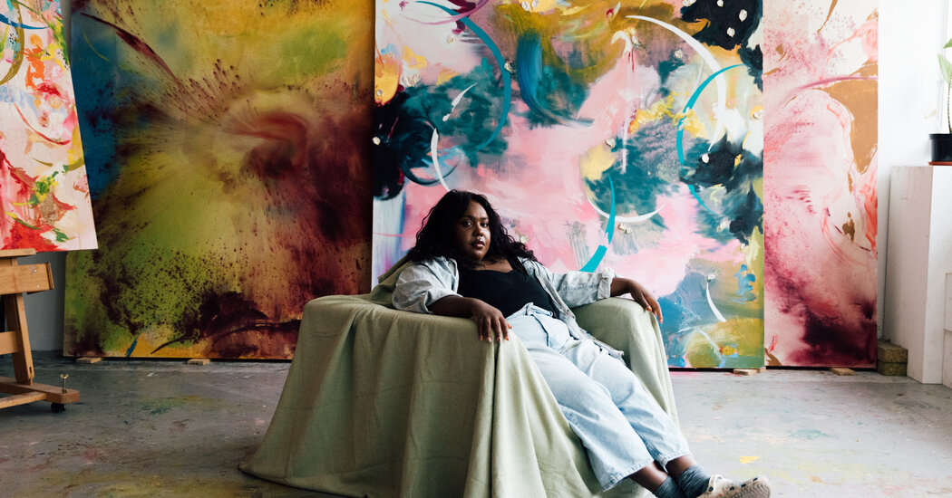 Michaela Yearwood-Dan’s Art Blends Religious Themes With Lines From Her Diary