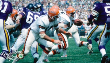 Aug 22, 1978; Bloomington, MN, USA; FILE PHOTO; Cincinnati Bengals running back Archie Griffin (45) carries the ball against the Minnesota Vikings during a pre-season game at Metropolitan Stadium. Mandatory Credit: Malcolm Emmons-USA TODAY Sports