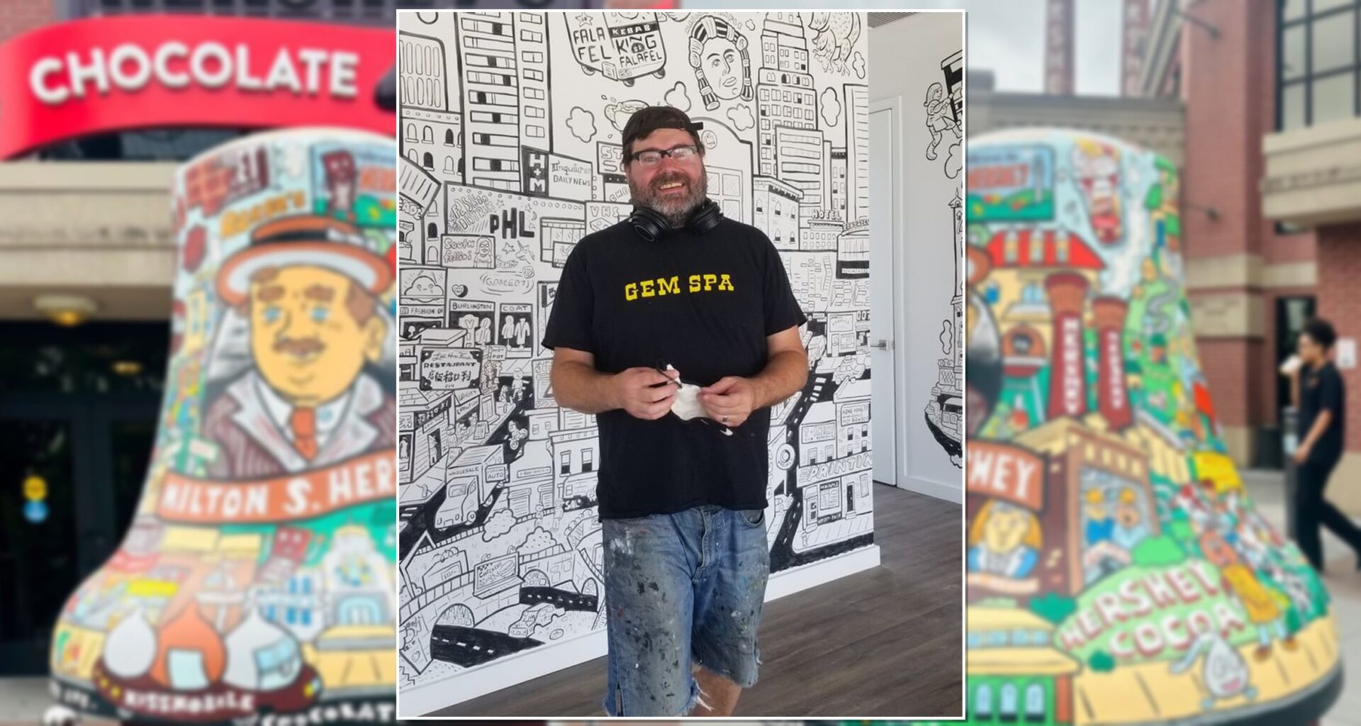 Artist with Lebanon County roots paints America250 Liberty Bell for Hershey