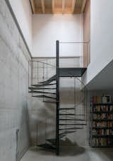 Wood Prefab Panels Cloaked in Galvanized Steel Form a Hillside Home in Barcelona - Photo 11 of 14 -