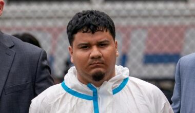 Double-homicide suspect Rony Yahir Alvarenga Rivera pleads not guilty Saturday in Hempstead court