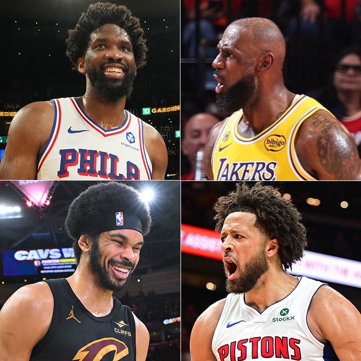 Joel Embiid, LeBron James, Jarrett Allen, Cade Cunningham