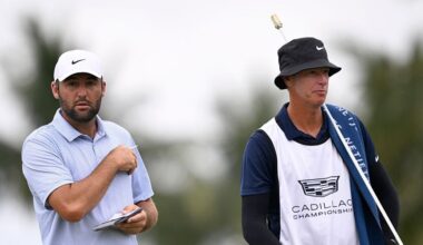 Scottie Scheffler fumes towards caddie after losing to Cameron Young at Cadillac Championship