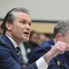 Defense Secretary Pete Hegseth testifies about the Iran war before the House Armed Services Committee on Wednesday. Hegseth described the military operation as a major success and criticized 'defeatist' Democrats who pushed back against his assessment of the war.