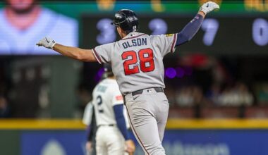 Matt Olson HR sinks Mariners in 3-2 loss to Braves