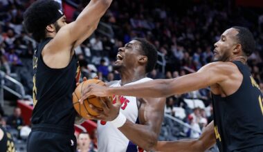 Jalen Duren delivers for the Pistons, making plays at both ends of court in key moments against Cavs