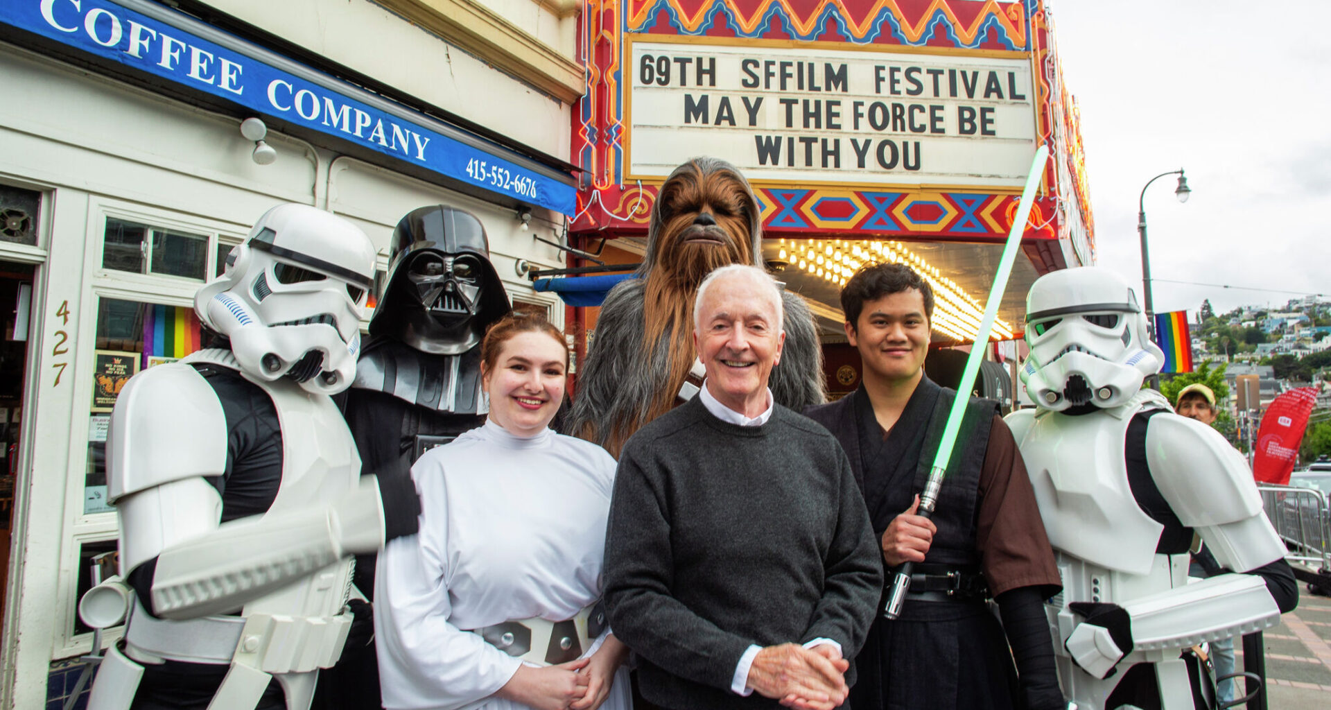 The C-3PO actor gets personal at SF screening