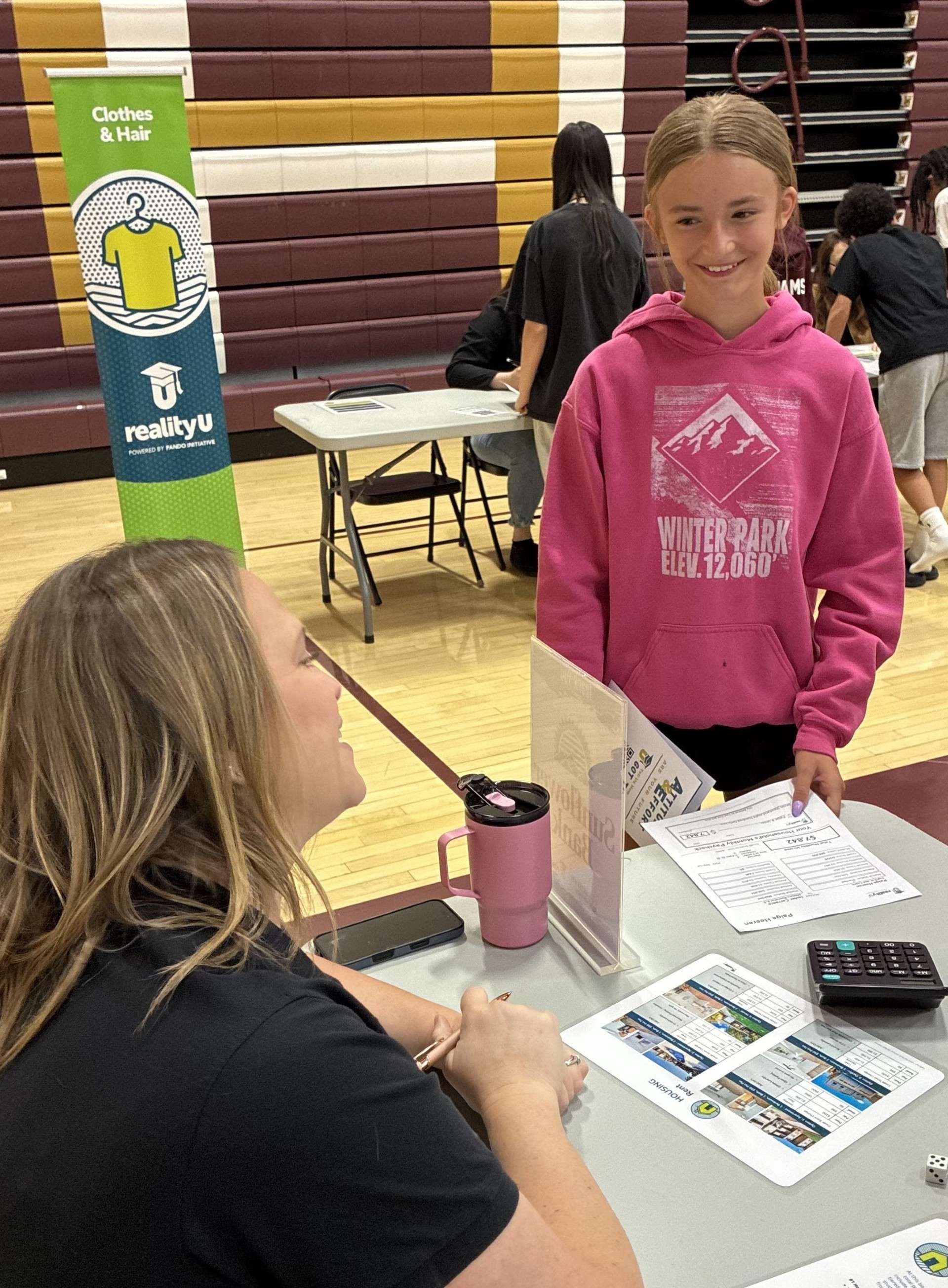 Reality U at Hays Middle School. Photo by United Way of Ellis County
