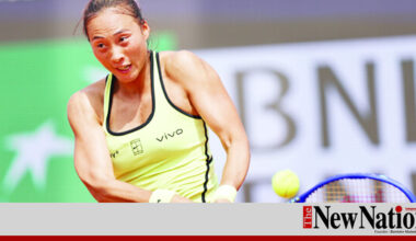 China's Zheng reaches third round at Italian Open