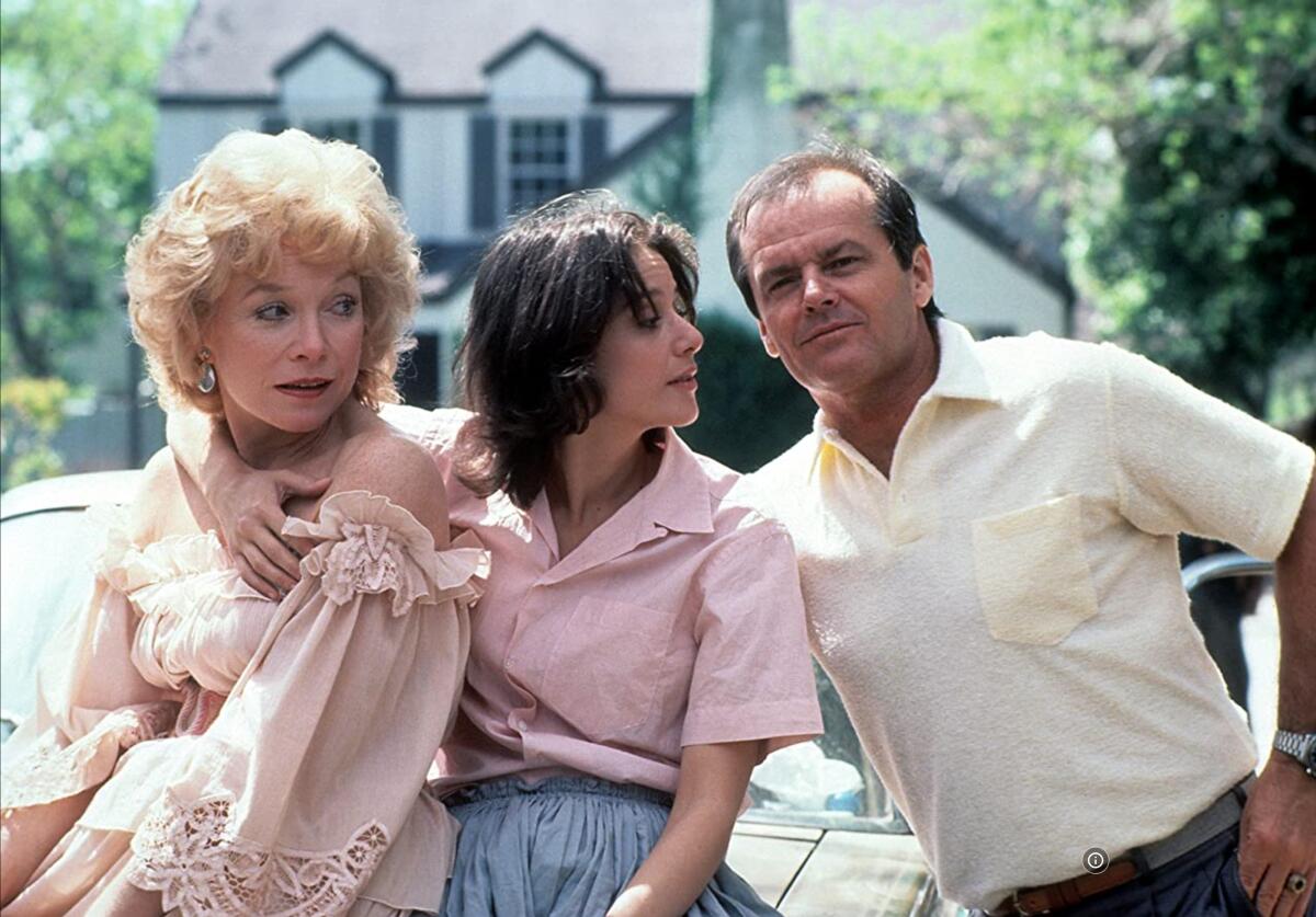 Shirley MacLaine, Debra Winger and Jack Nicholson in "Terms of Endearment"