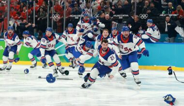 Matthew and Brady Tkachuk tell the story of Team USA smuggling beer into the Olympic Village