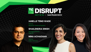 TechCrunch Disrupt 2026 Nina Achadjian, Shailendra Singh, Janelle Teng Wade