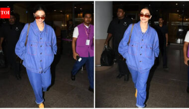 Mom-to-be Deepika Padukone oozes pregnancy glow as she returns to Mumbai after Cape Town schedule of King with Shah Rukh Khan | Hindi Movie News