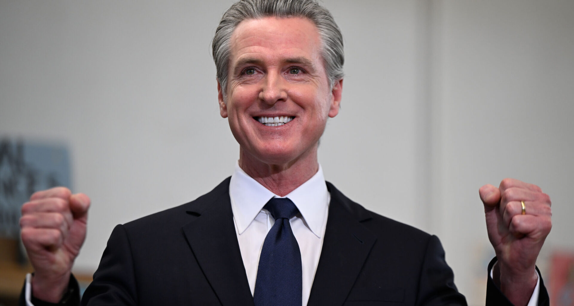 Newsom celebrates as the AI boom bails out California