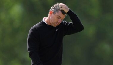 Rory McIlroy describes his opening round at the PGA Championship with a one-word expletive