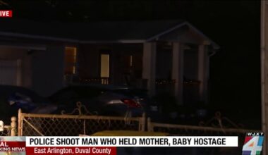 Man shot by officers after alleged hostage situation involving woman, infant in East Arlington: JSO