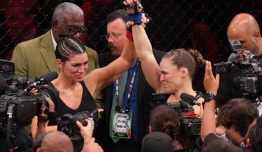 Ronda Rousey stops Gina Carano with an armbar 17 seconds into their double comeback bout