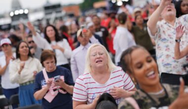 Washington prayer rally draws thousands to the National Mall, in photos