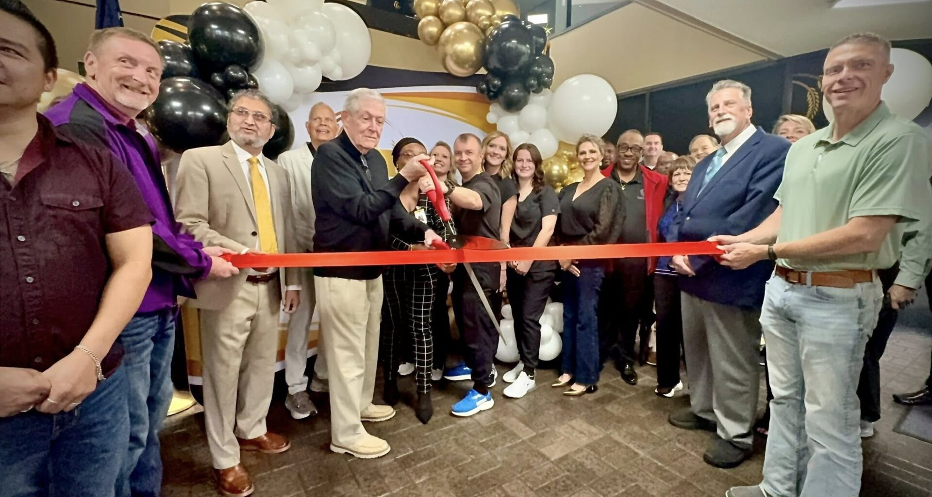 The ribbon cutting for Riceland Healthcare Psychiatric Clinic on May 8, 2026.