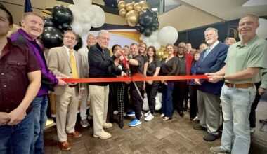 The ribbon cutting for Riceland Healthcare Psychiatric Clinic on May 8, 2026.