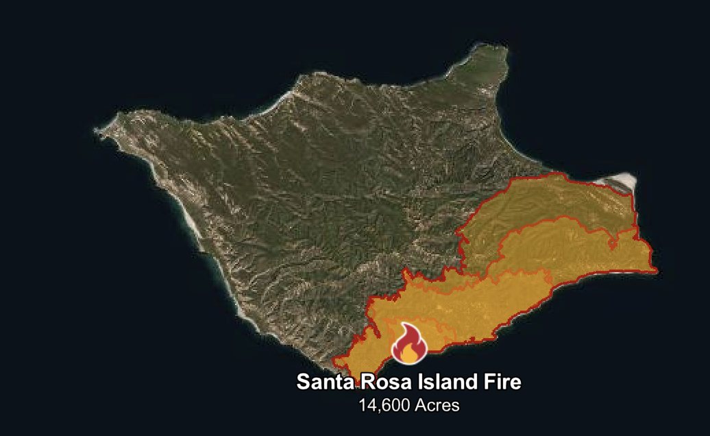 Wildfire at Calif. national park continues growing with 0% containment