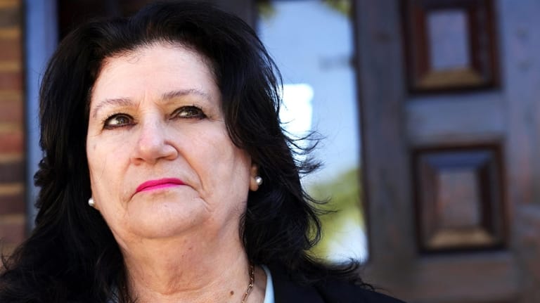 Mary Aguilar, 70, in Hempstead was laid off from a...