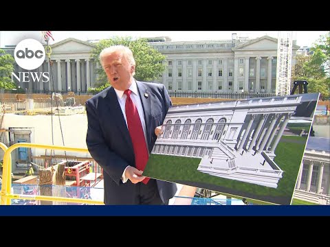 Trump calls construction of new White House ballroom 'a gift' thumbnail