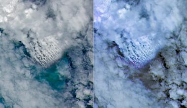 New Eruption in the Bismarck Sea
