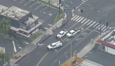 Burst pipe sends hundreds of gallons of crude oil into East LA streets, reaches LA River