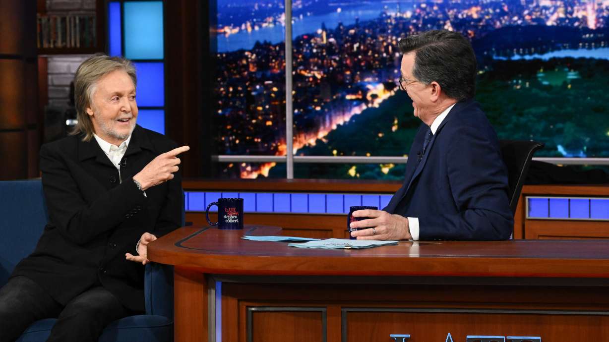Paul McCartney helps Stephen Colbert say goodbye to 'The Late Show' in ambitious final show