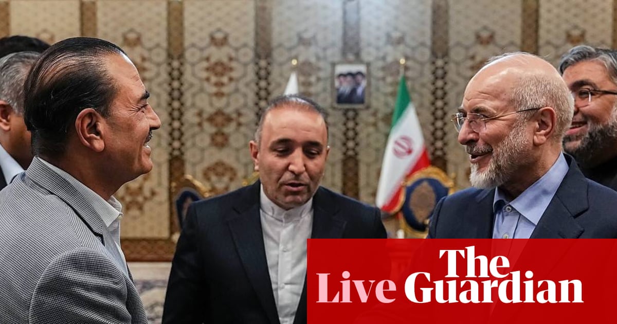 Middle East crisis live: Pakistan hopes to host US-Iran peace talks ‘very soon’, says PM, after Trump claims Tehran deal ‘largely negotiated’ | Middle East and north Africa