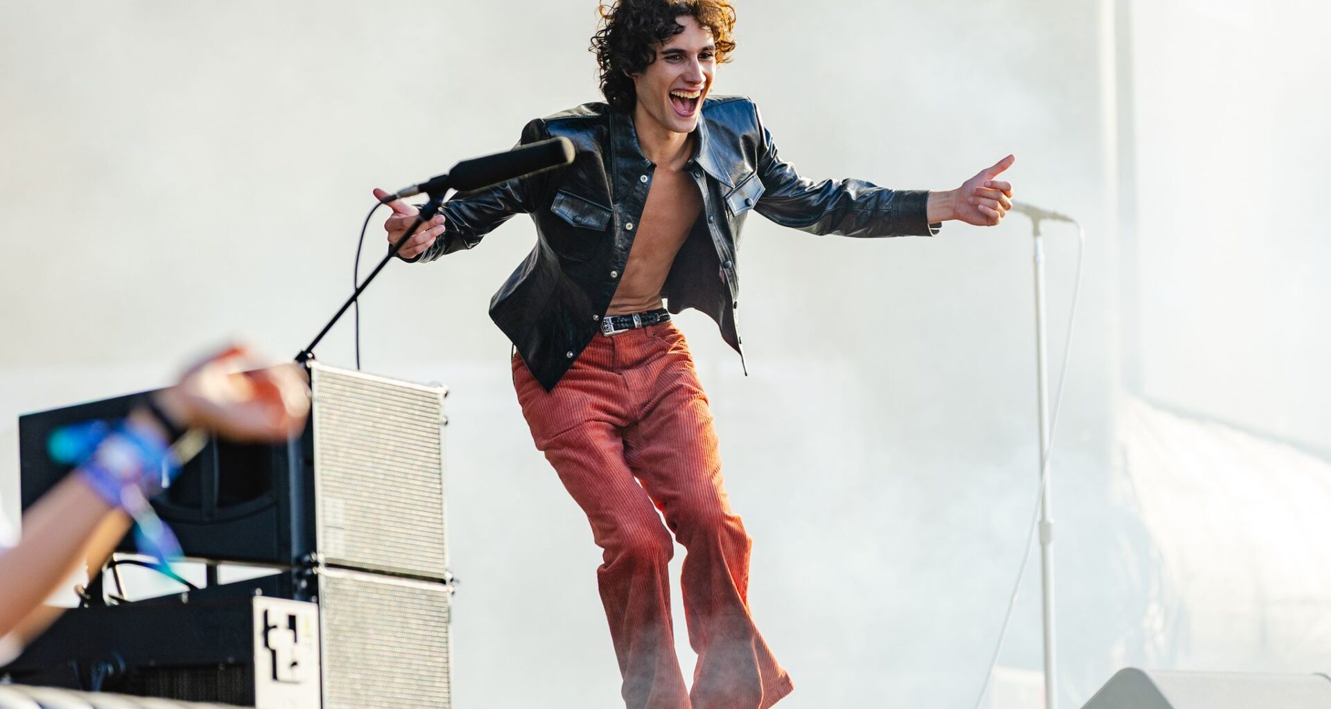 Sombr performs at BottleRock in Napa on Sunday, May 24, 2026.