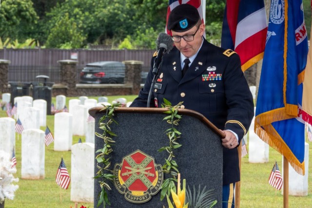 U.S. Army Hawaii commemorates fallen heroes on Memorial Day