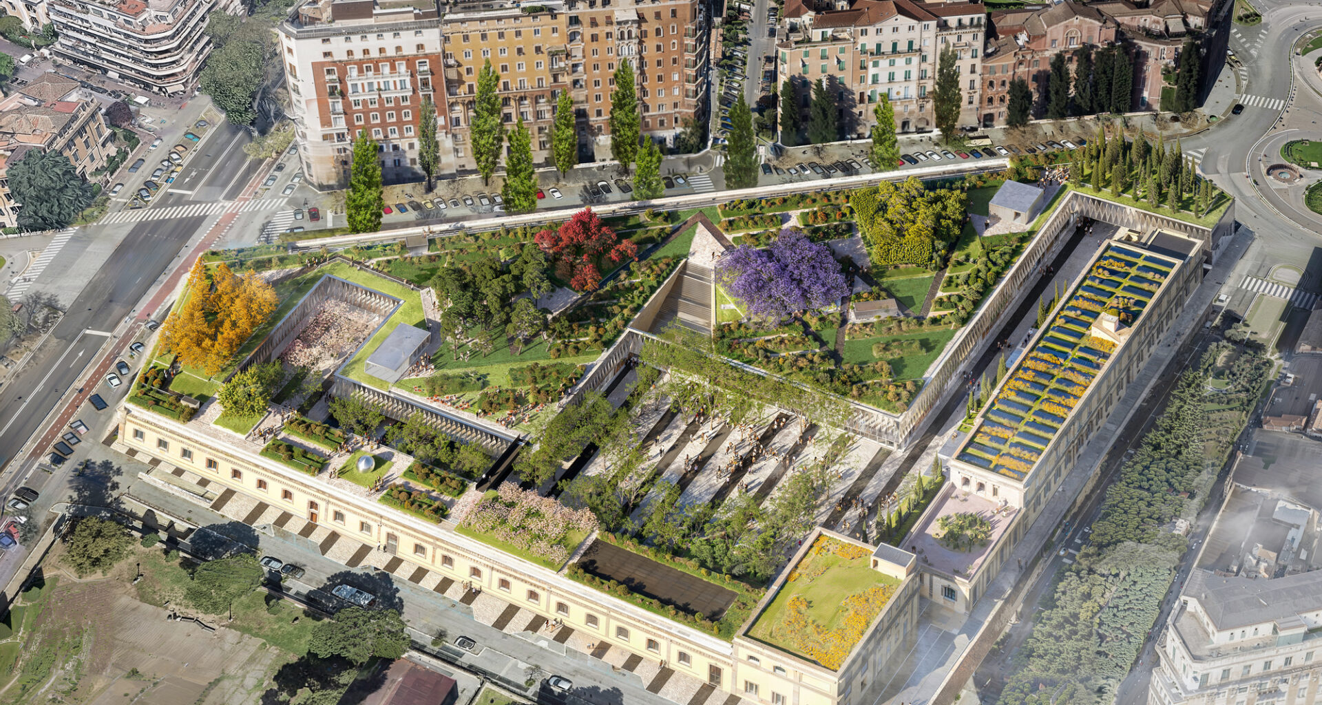 Stefano Boeri Architetti Converts Former Rome Transit Depot Into Multifunctional Civic Space