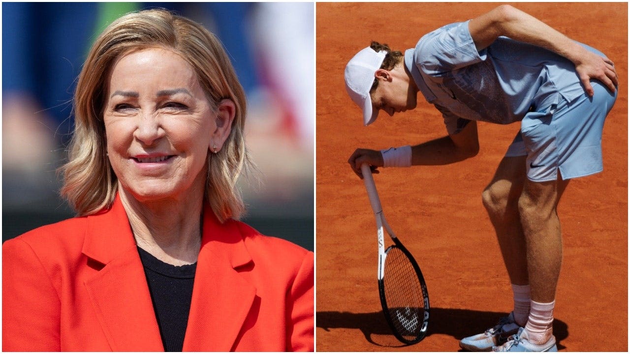 Chris Evert says Jannik Sinner 'shouldn't have been allowed' to leave court during French Open controversy