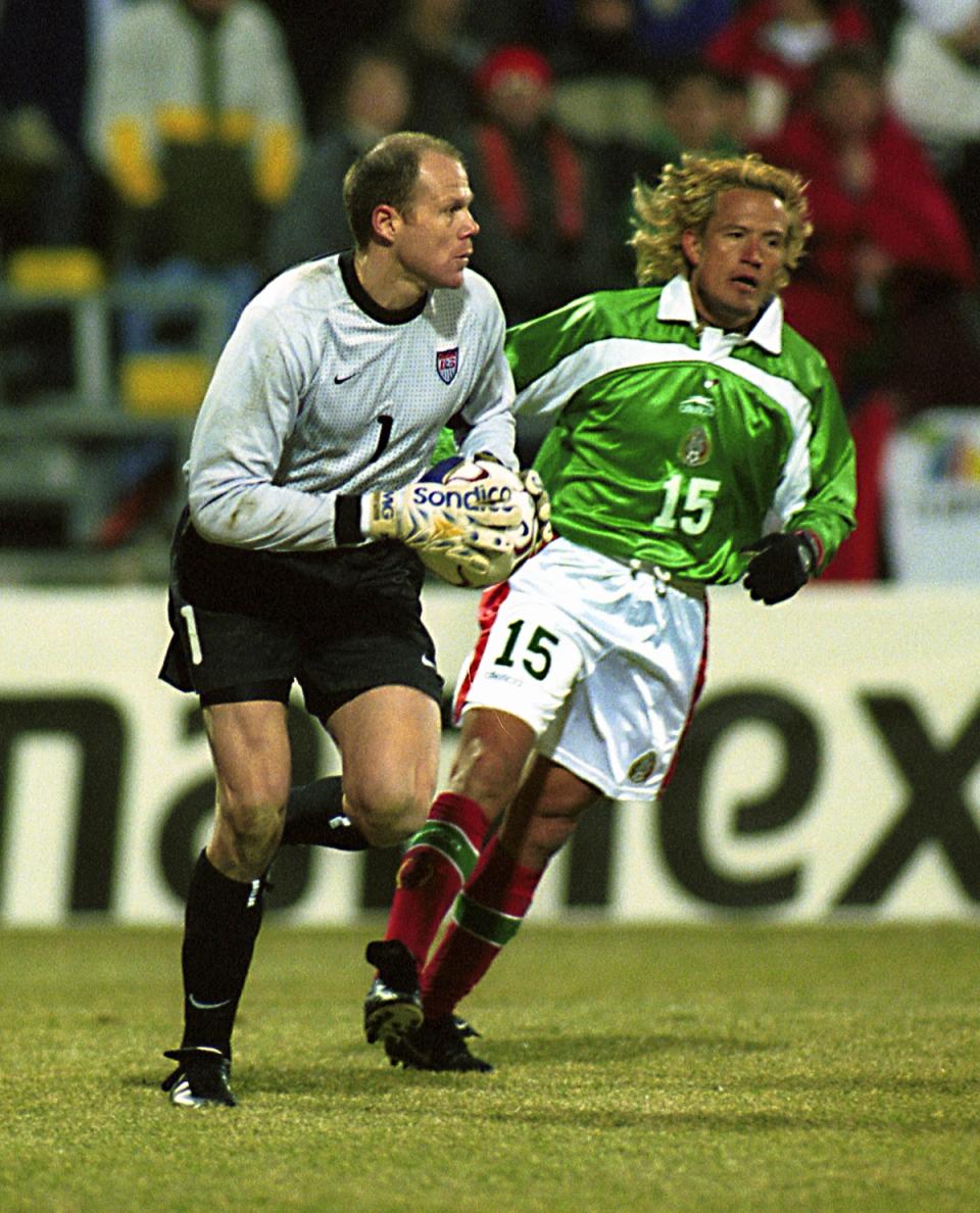 Brad Friedel against Mexico in 2001