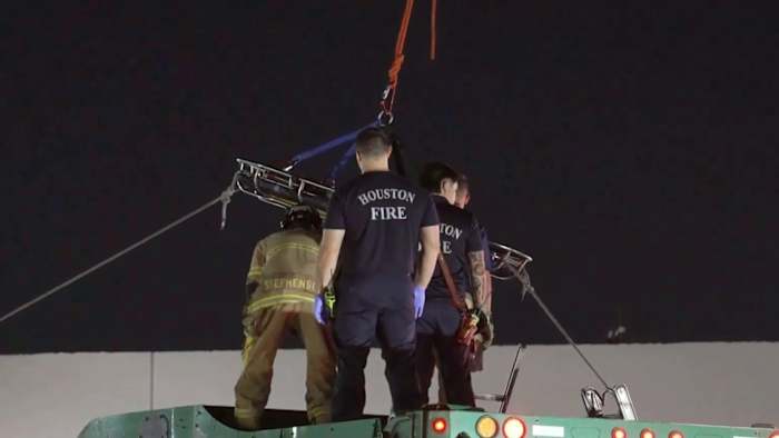 Man rescued from back of garbage truck after screaming for help in west Houston