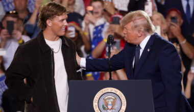 Jaxson Dart on introducing President Trump: "This was a unique opportunity"