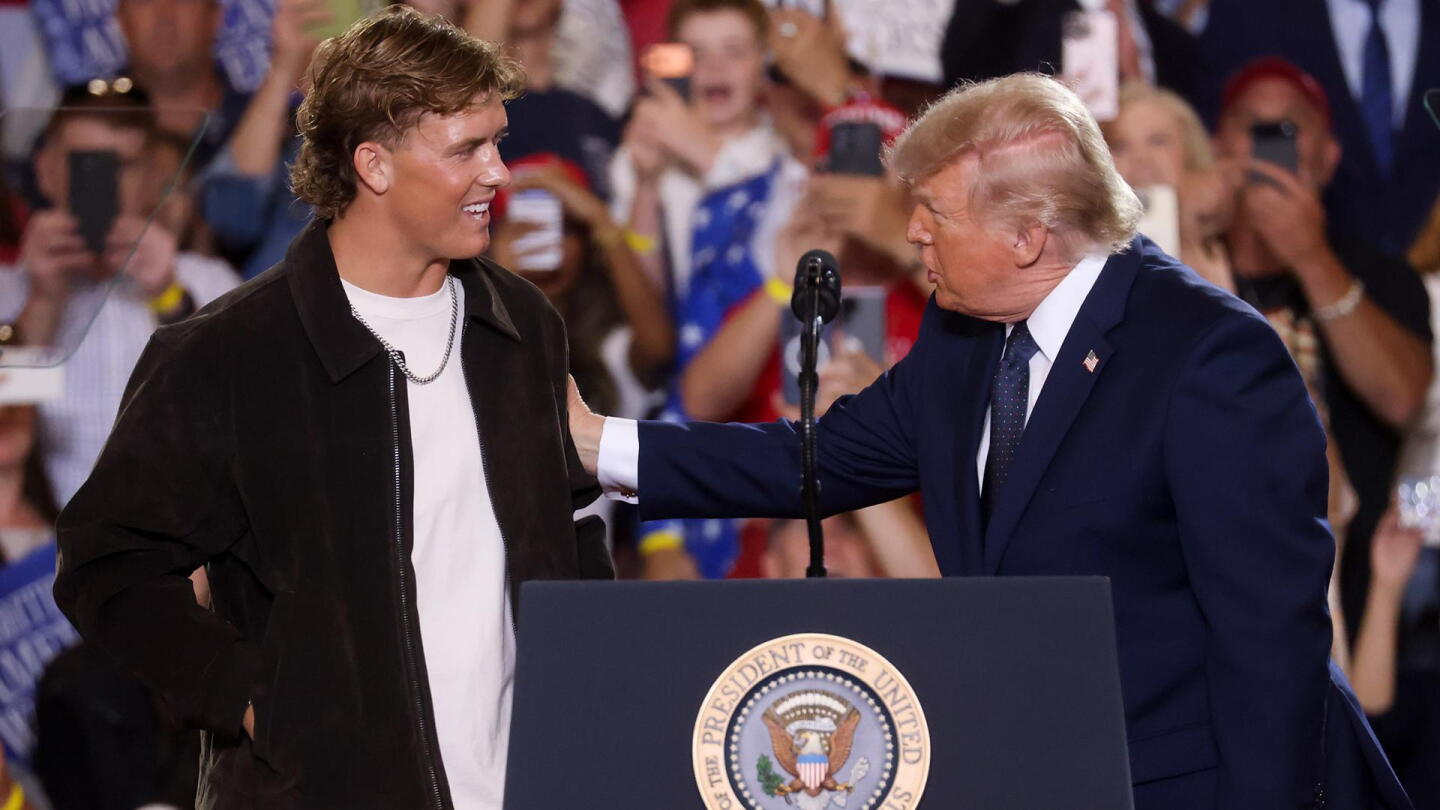 Jaxson Dart on introducing President Trump: "This was a unique opportunity"
