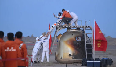 China's Shenzhou 21 astronauts return to Earth after being briefly 'stranded', wrapping up record-breaking mission (video)