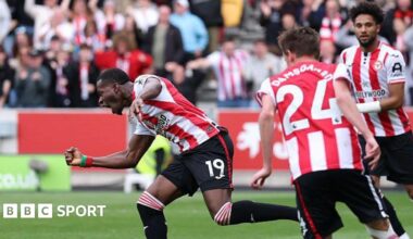 Brentford 2-2 Crystal Palace: Dango Ouattara double rescues point for Bees