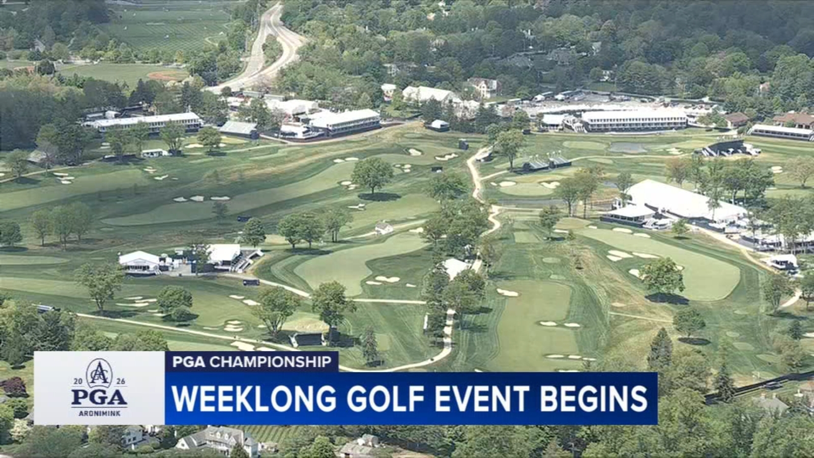 PGA Championship: Practice rounds begin in Newtown Square, Delaware County ahead of weeklong golf event
