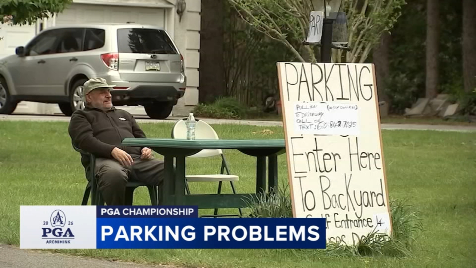 PGA Championship: Residents offer paid parking as golf fans flood Newtown Square, Pa.
